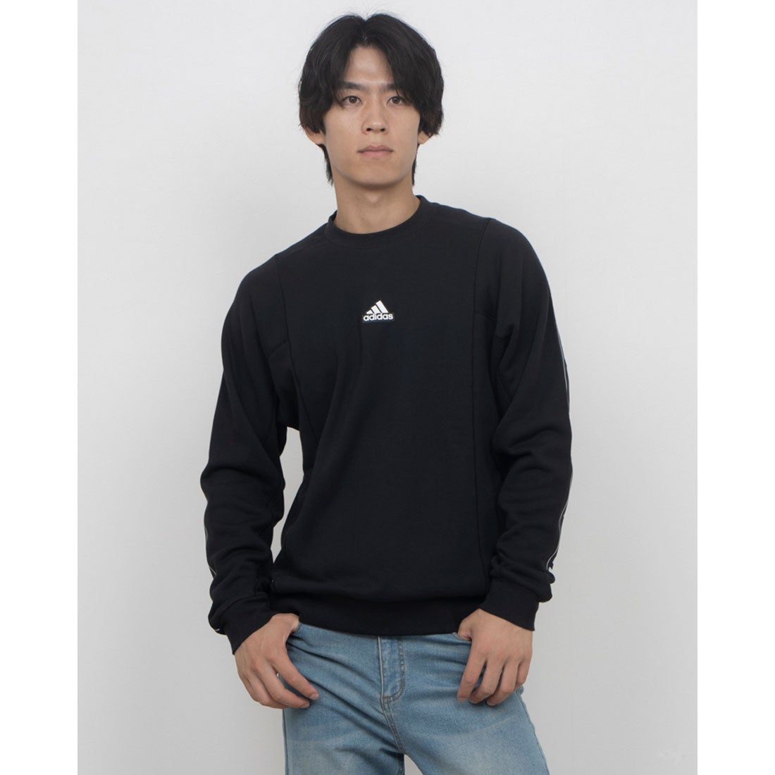 アディダス adidas メンズ スウェットトレーナー M WORD クルースウェット JG8590 （ブラック） - ファッション通販 ...