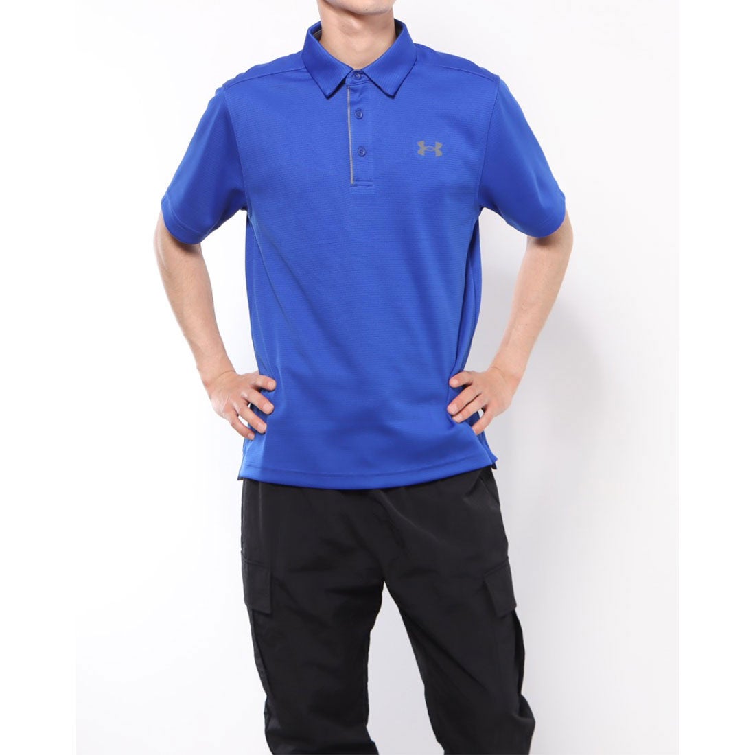 アンダーアーマー UNDER ARMOUR メンズ 半袖ポロシャツ UA TECH POLO 1290140 （ブルー）