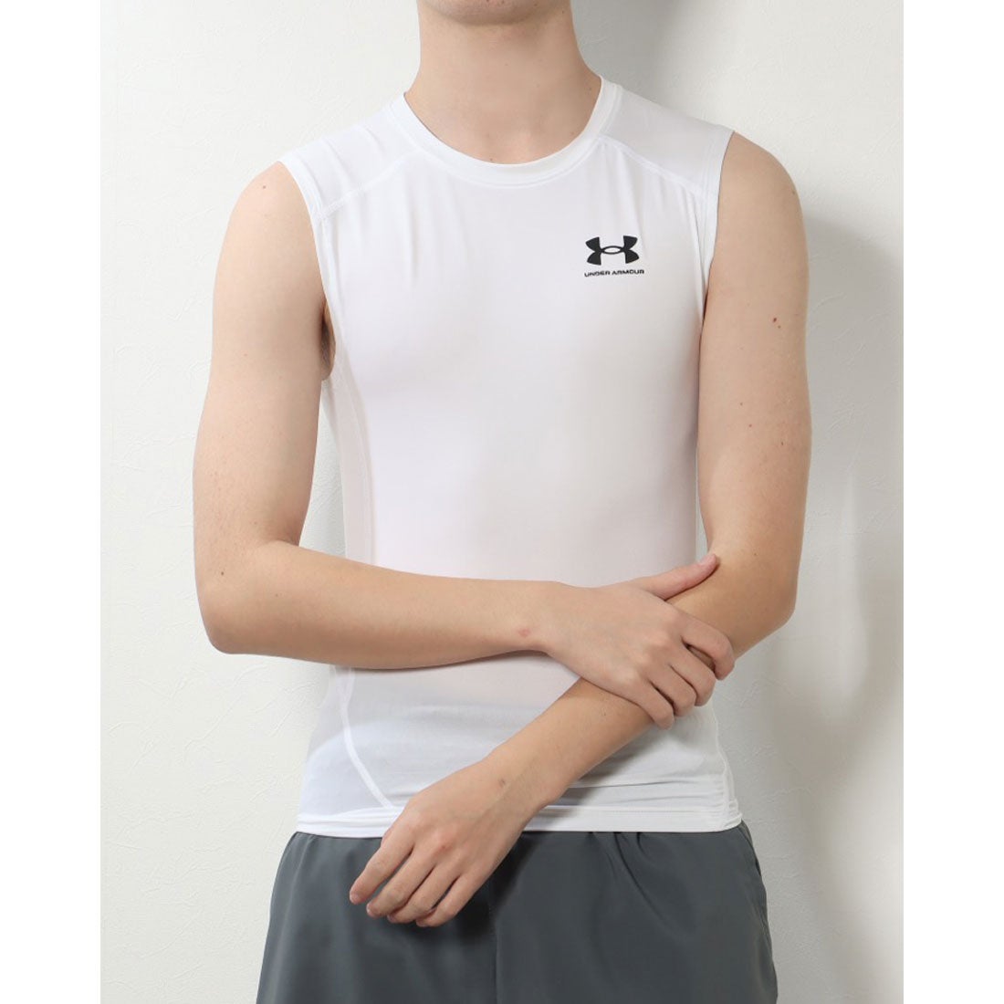 アンダーアーマー UNDER ARMOUR メンズ フィットネス ノースリーブコンプレッションインナー UA HG ARMOUR COMP ...