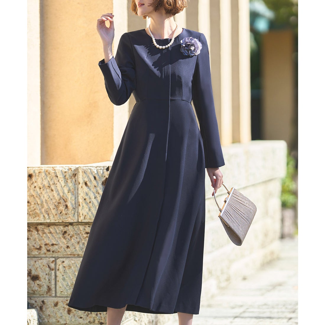 ルイルエブティック RUIRUE BOUTIQUE フィット＆フレアロング 