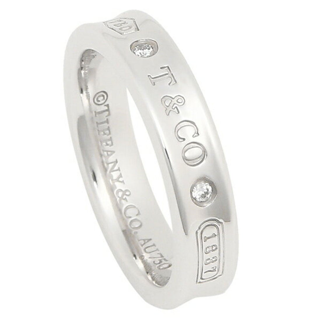ティファニー Tiffany & Co. リング アクセサリー ナローリング 指輪 ホワイトゴールド レディース TIFFANY & Co. 37953717 （ゴールド）