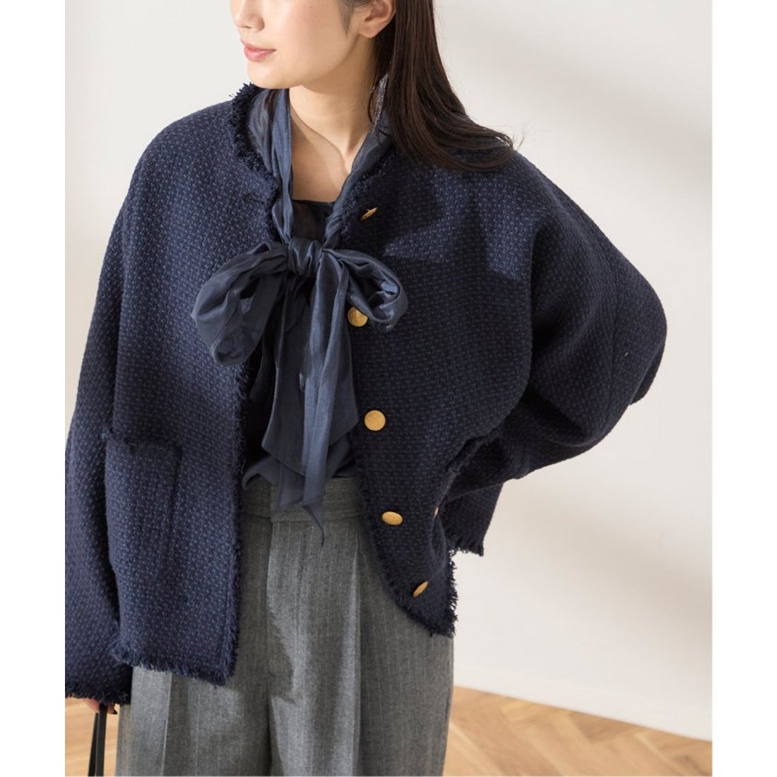 ジャーナルスタンダード レサージュ JOURNAL STANDARD L'ESSAGE 《追加予約》GIOLICATWEED ドルマン ...