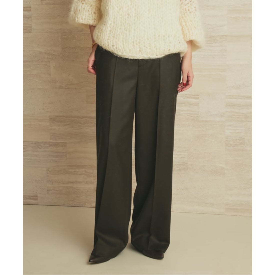 プラージュ Plage Elegant Saxony パンツ （カーキ） - ファッション通販 d fashion