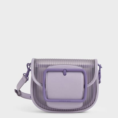 
         アクリルチェーンハンドル クロスボディバッグ / Chain Handle Crossbody Bag （Lilac）