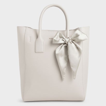 【2021 FALL】ボウトートバッグ / Bow Tote Bag （Ivory）