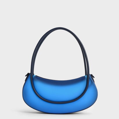 
         【2022 SUMMER 新作】グラフィックトップハンドル ショルダーバッグ / Graphic Top Handle Shoulder Bag （Blue）