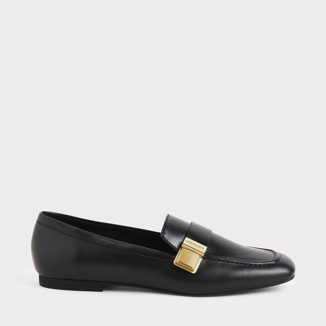 CHARLES & KEITH 【再入荷】メタリックバックル ペニーローファー / Metallic Buckle Penny Loafers