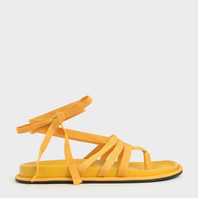 タイアラウンド トングサンダル / Tie-Around Thong Sandals （Yellow）