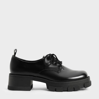 【2021 WINTER】レースアップ チャンキーブローグ / Lace-Up Chunky Brogues （Black）