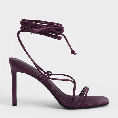 
         【2022 SUMMER 新作】ストラッピータイアラウンド スティレットサンダル / Strappy Tie-Around Stiletto Sandals （Purple