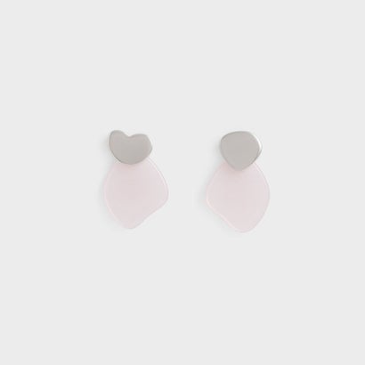レジンスタッズピアス / Resin Stud Earrings （Silver）