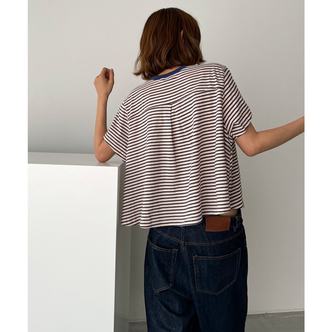 キャナルジーン CANAL JEAN El mar ボーダーフレアTシャツ （ブルー） - ファッション通販 MAGASEEK(マガシーク)