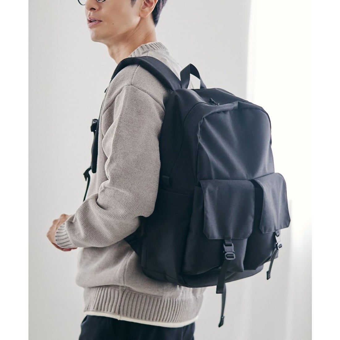coen ブラックバックパック - ファッション通販 d fashion