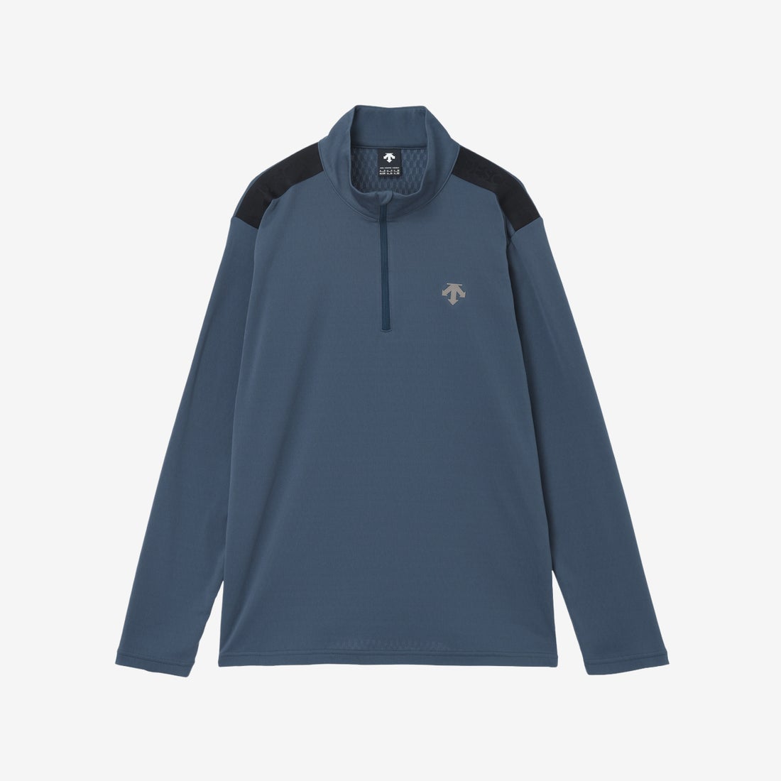 2627 DESCENTE SHOULDER LOGO KNIT T-NECK : DW6FLT02M
