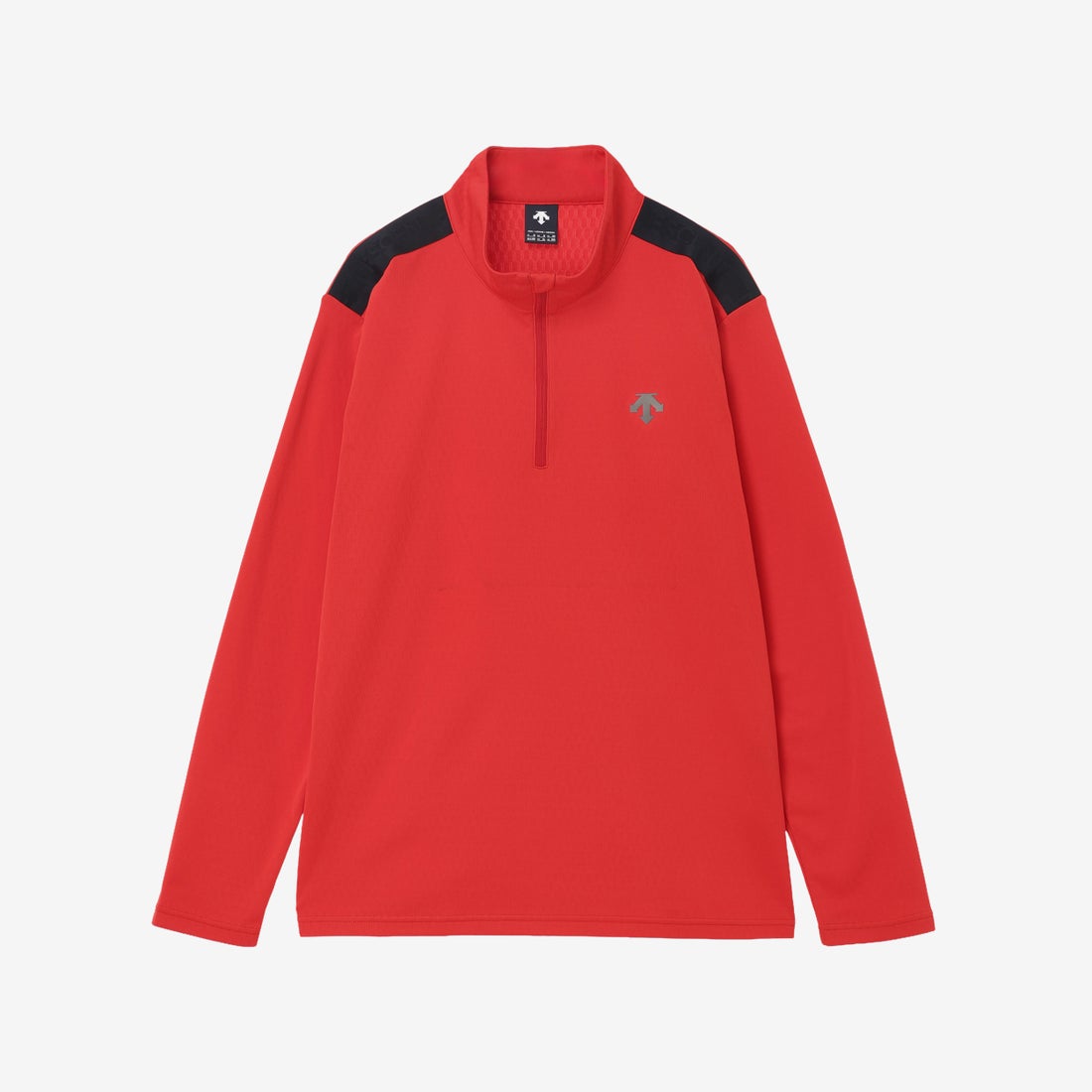 2627 DESCENTE SHOULDER LOGO KNIT T-NECK : DW6FLT02M