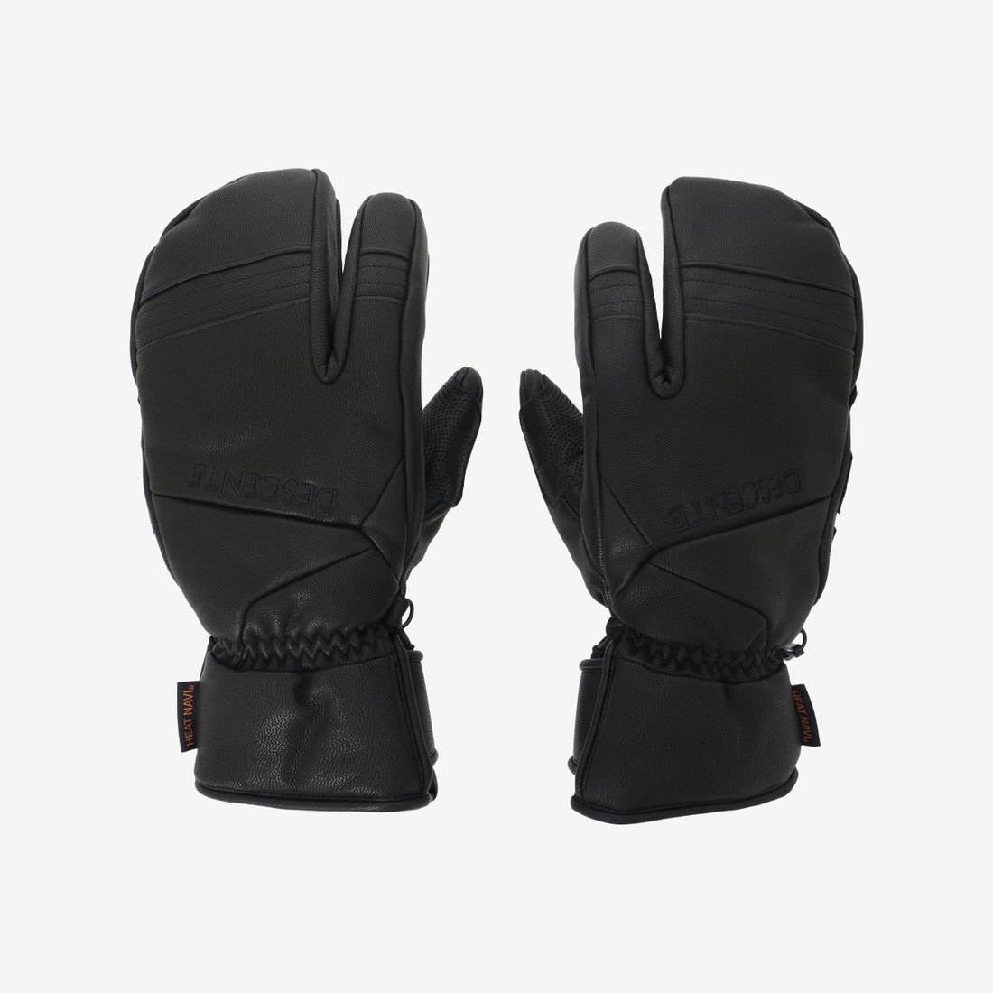 2627 DESCENTE 3 FINGER LEATHER GLOVE : DW6FGV02M