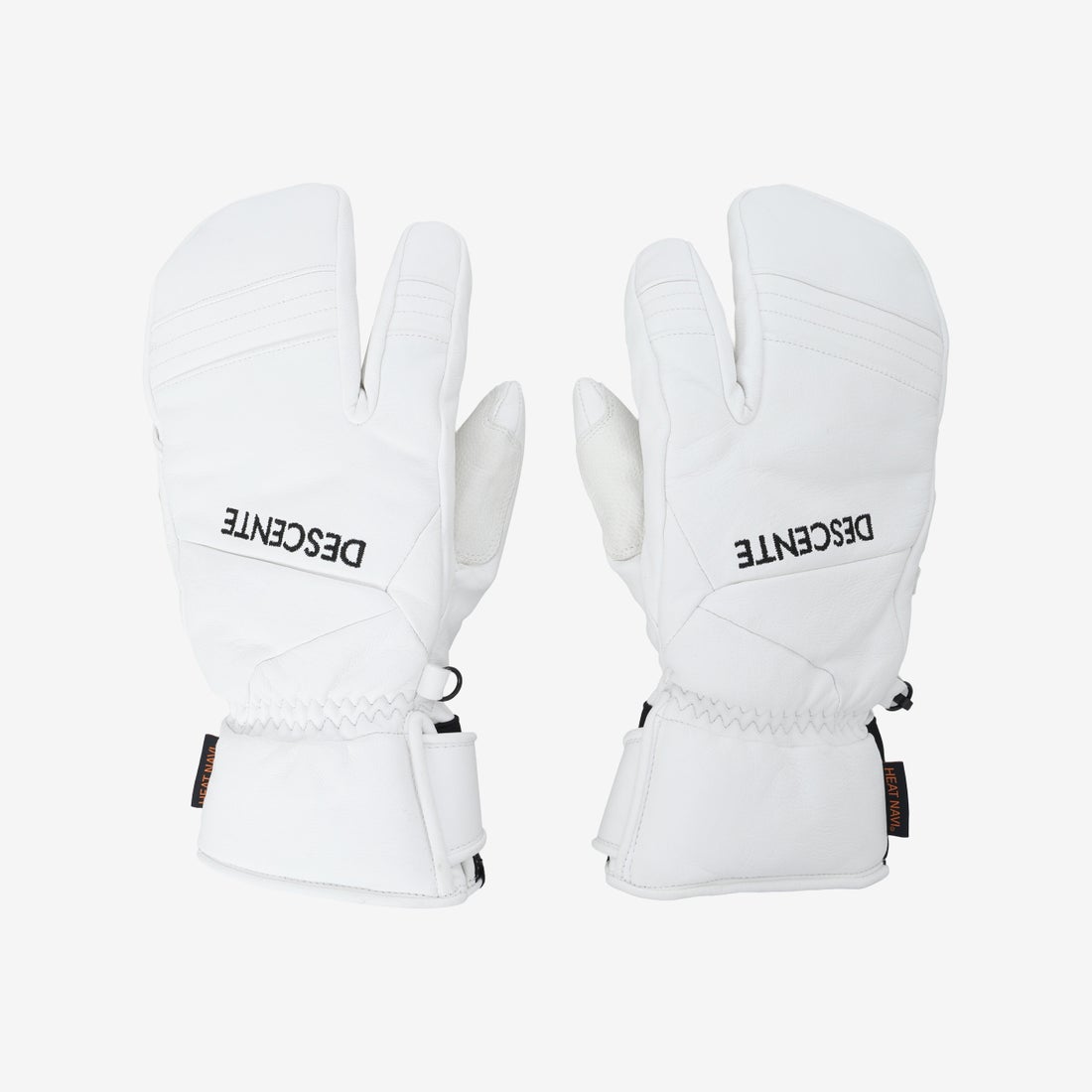 2627 DESCENTE 3 FINGER LEATHER GLOVE : DW6FGV02M