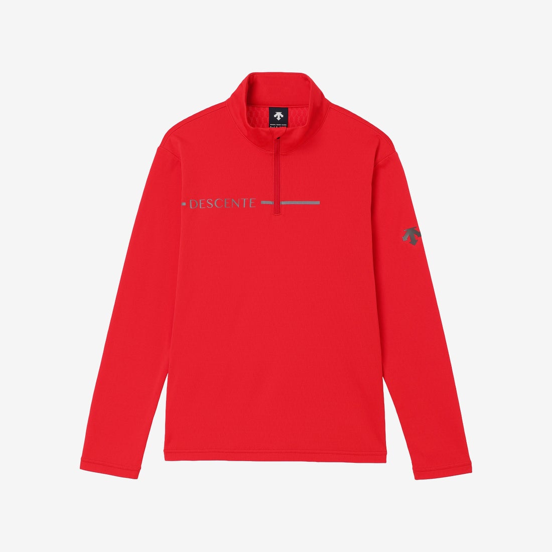 2627 DESCENTE LOGO T-NECK : DW6FLT01L