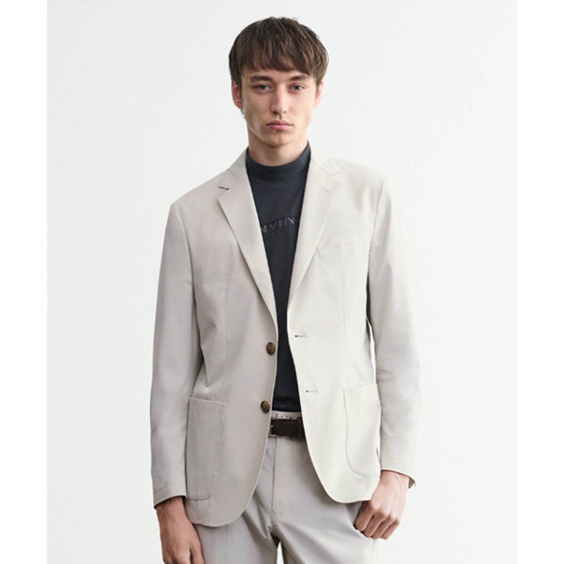 ランバンスポール セットアップ40 ランバン スポール LANVIN SPORT ストレッチジャケット -デサント