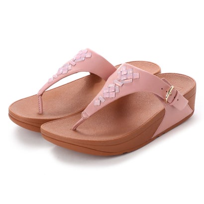 FitFlop THE SKINNY TOE-THONG SANDALS - CRYSTAL （Dusky Pink）