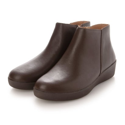 SUMI LEATHER ANKLE BOOTS （Chocolate Brown）