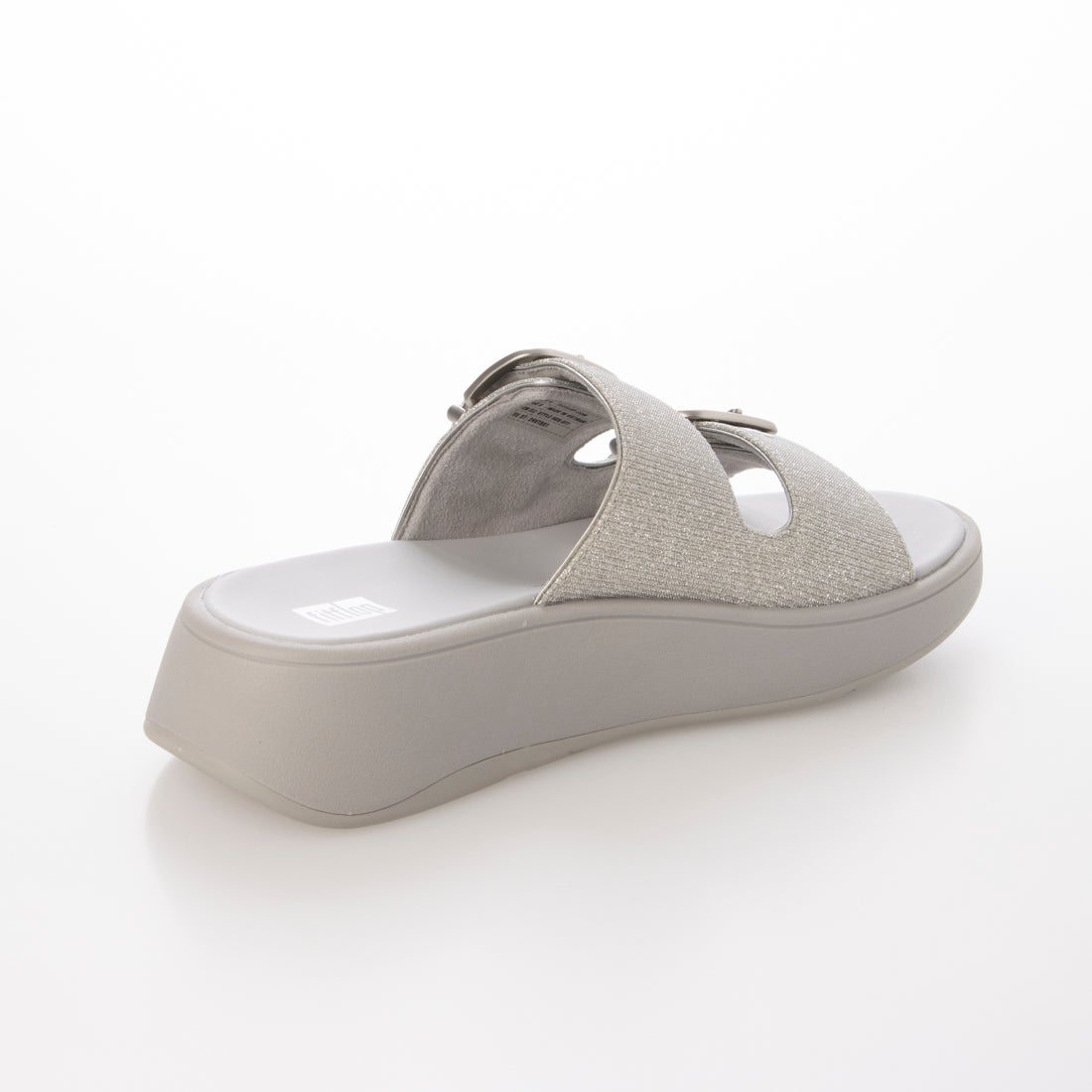 フィットフロップ fitflop F-MODE BUCKLE SHIMMERLUX FLATFORM TWO-BAR