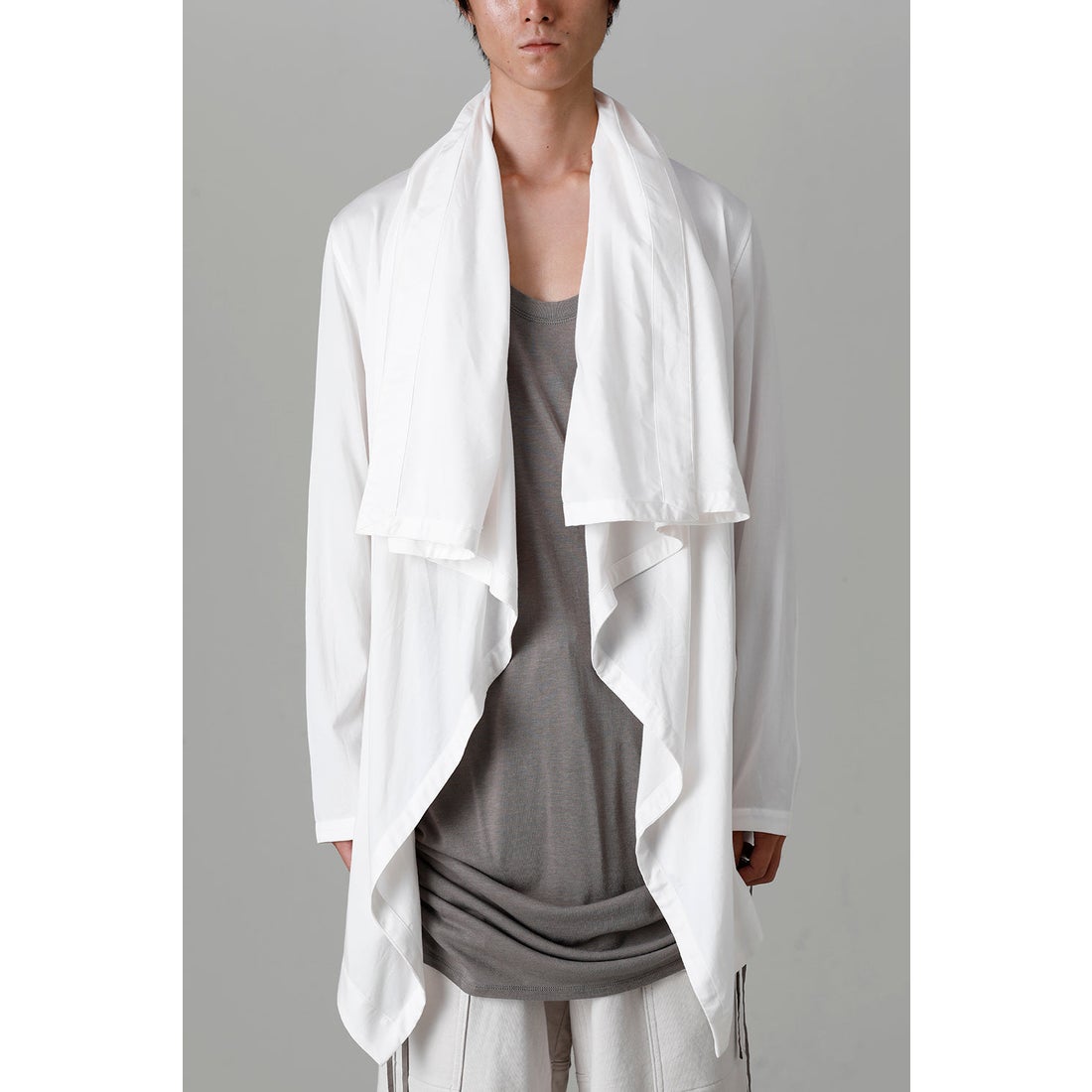 ユリウス JULIUS Rayon/Cotton Cloth Drape shirt （OFF WHITE） - ファッション通販 d fashion