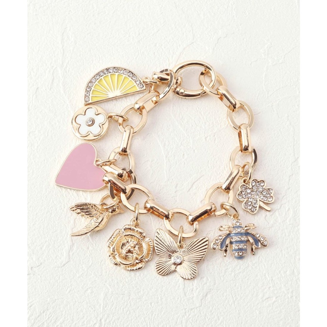 ローラ アシュレイ LAURA ASHLEY チャームブレスレット （ゴールド(007 