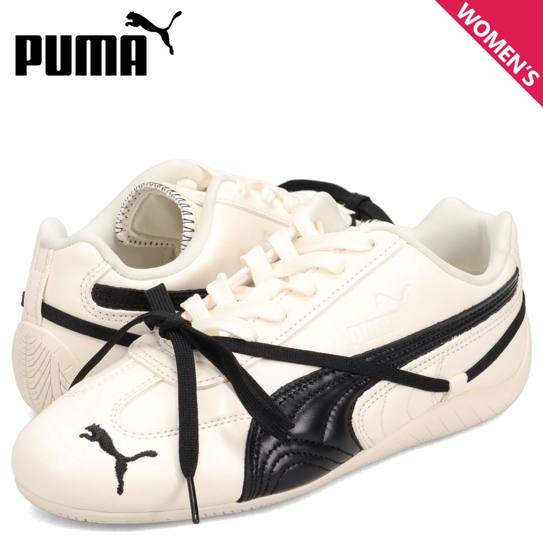 プーマ PUMA スニーカー スピードキャット LEA レディース SPEEDCAT LEA X ROSE ホワイト 白 404390 ...