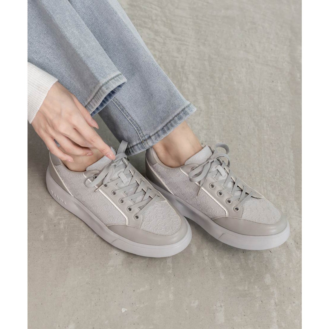 ランダ RANDA ベーシックモノグラムスニーカー （GRAY） -ファッション通販 FASHION WALKER