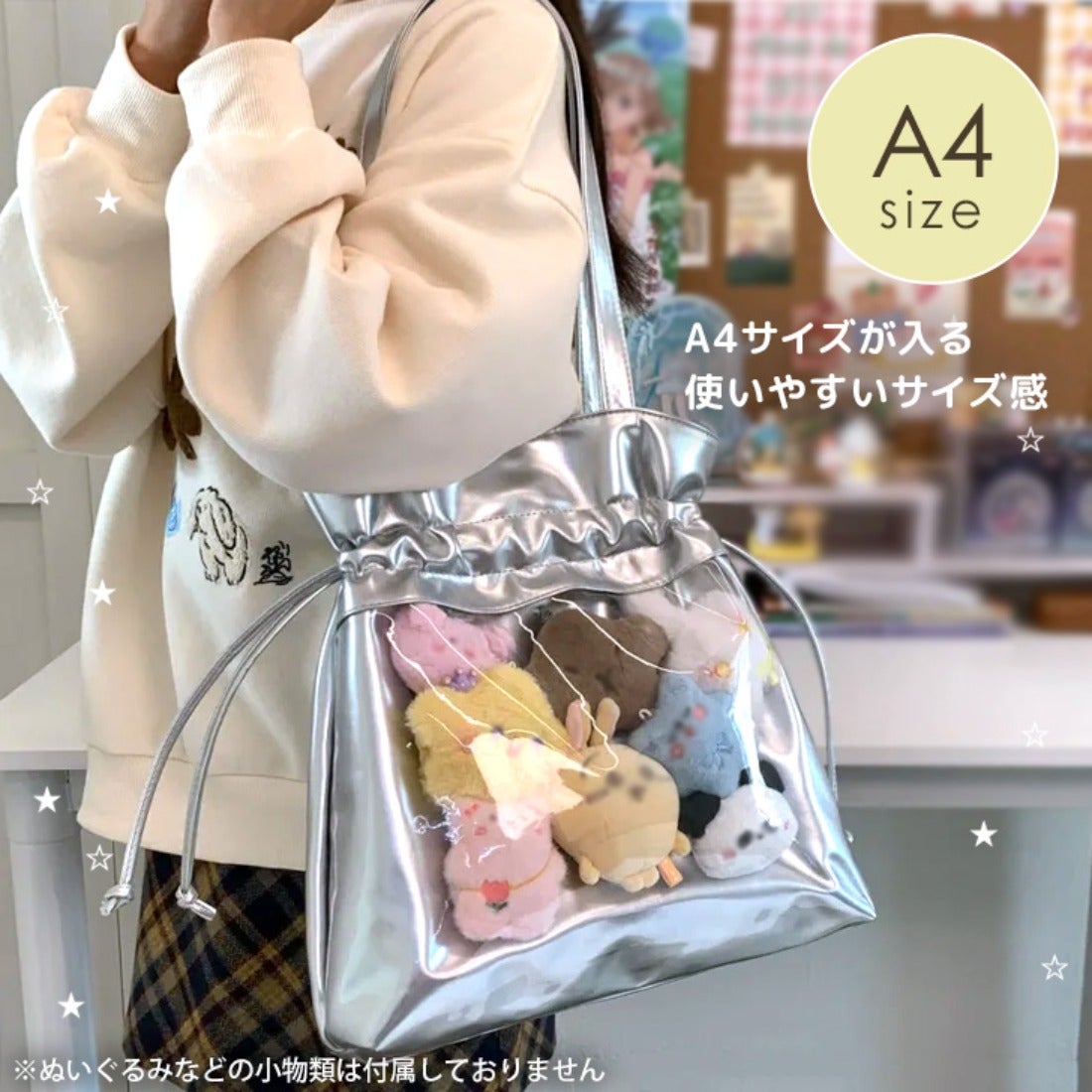 リアルスタイル REAL STYLE 痛バッグ 痛バ トートバッグ A4 缶バッジ