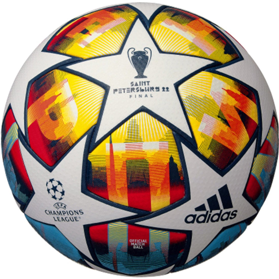 adidas アディダス フィナーレ サンクトペテルブルク プロ 5号球(ホワイト×ネイビー) AF5400SP ホワイト サッカー ボール