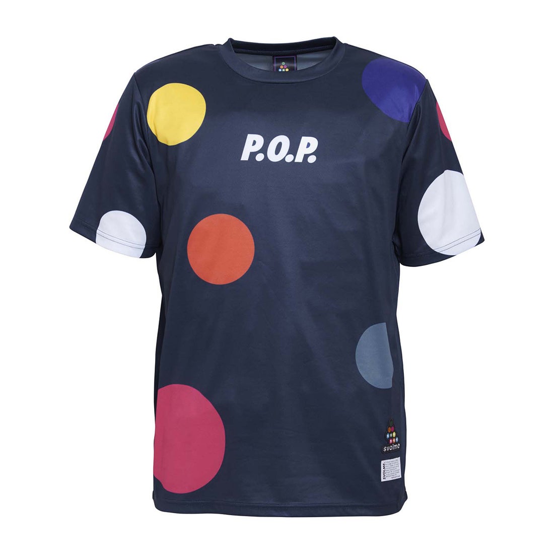 SVOLME スボルメ POPTRトップ 半袖(ネイビー) 1193-30700 NAVY トレーニングウェア -サッカーショップ【SWS】