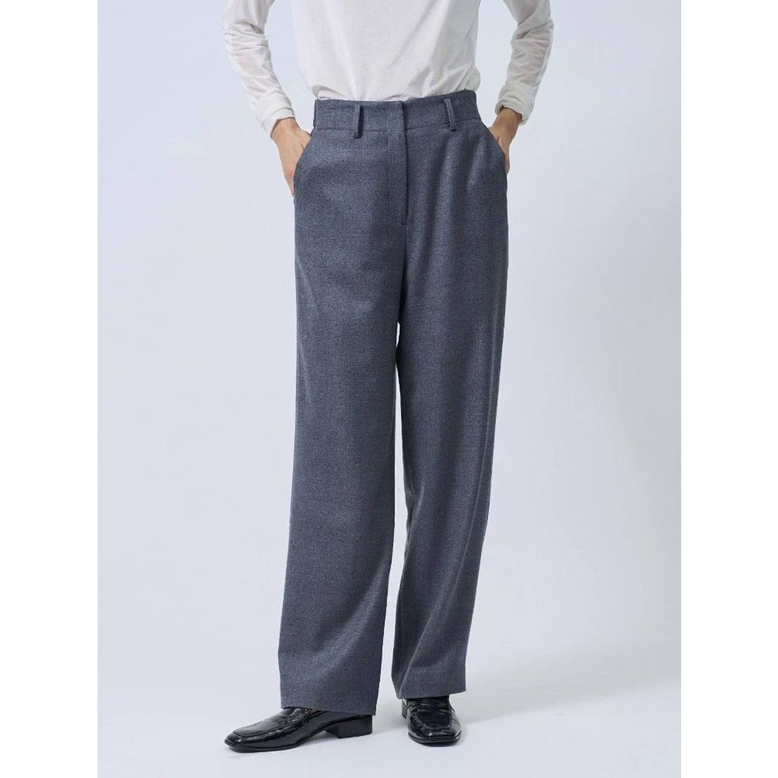 らんらん ランバン コレクション LANVIN COLLECTION フレックスウールサキソニー