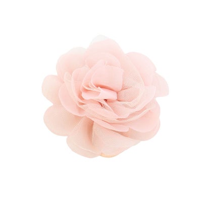 
                        【訳あり商品】ヘイマ　ゴムとピン留可。パステルピンクのお花のヘアーアクセサリー