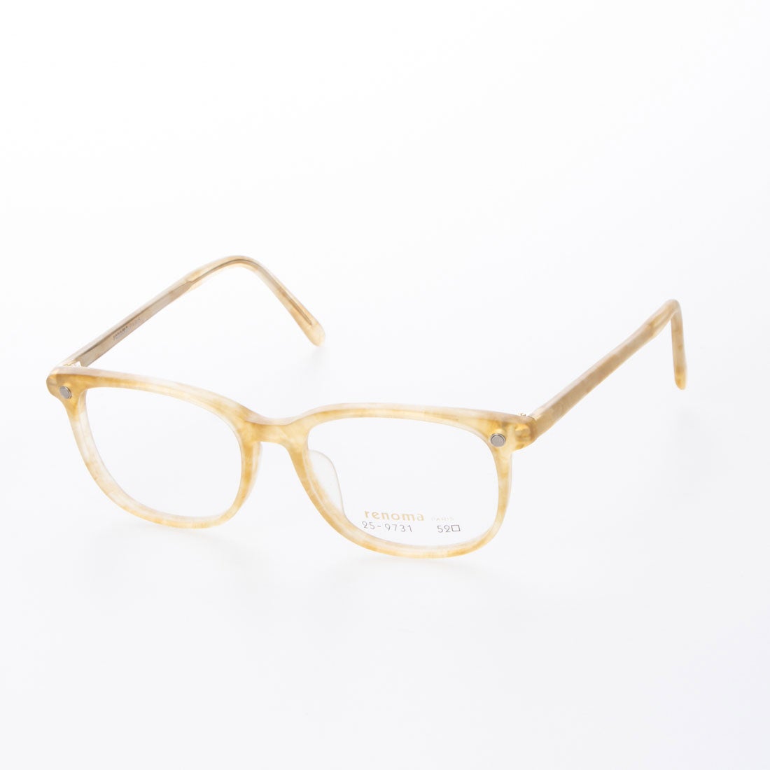 レノマ renoma メガネ 眼鏡 アイウェア レディース メンズ （ベージュクリア）