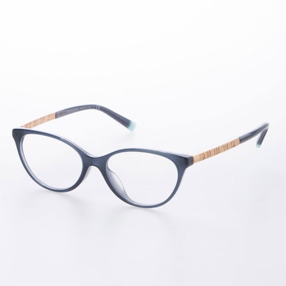 
                        メガネ 眼鏡 アイウェア レディース メンズ （ブルー/ゴールド）