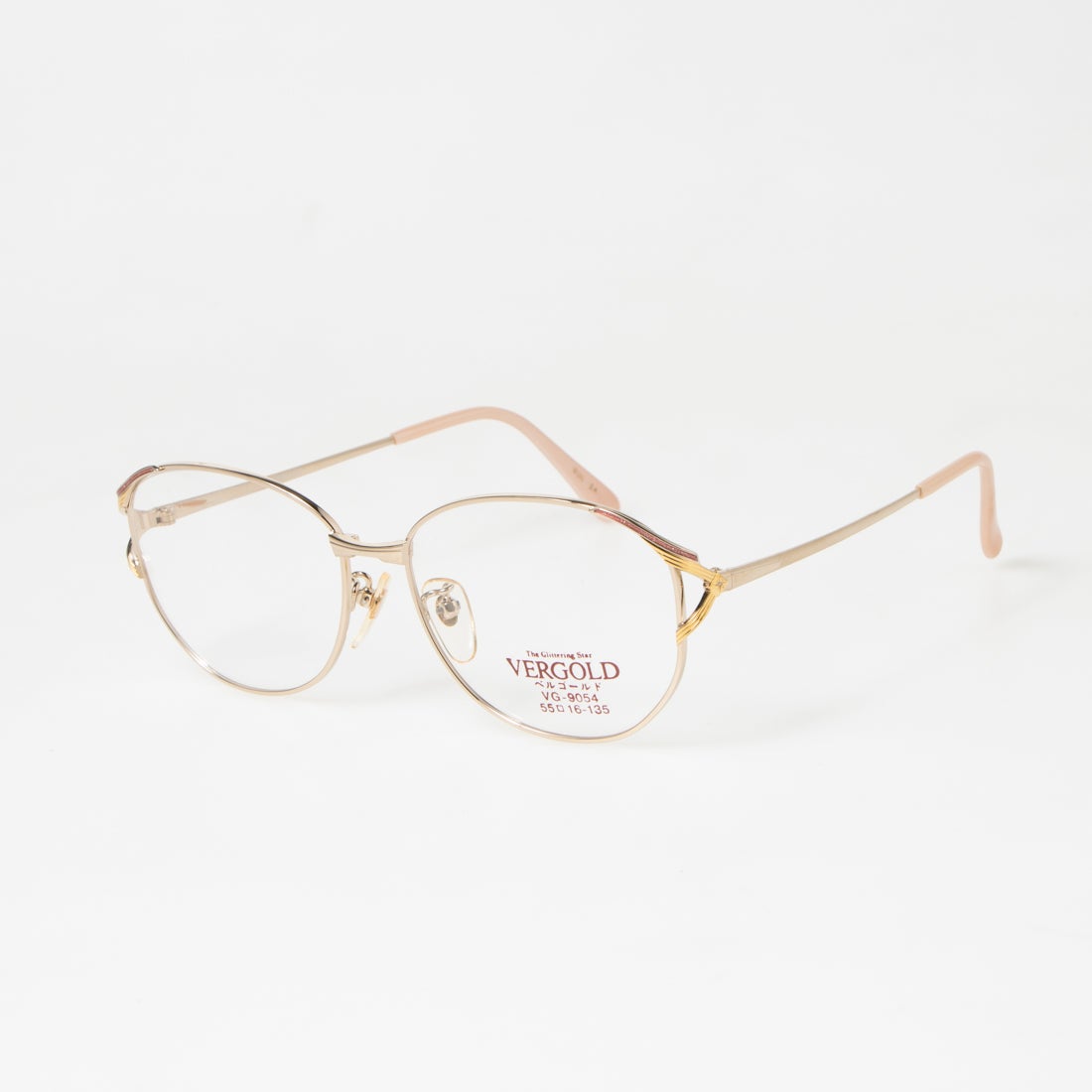 ベルゴールド VERGOLD メガネ 眼鏡 アイウェア レディース メンズ （ゴールド）
