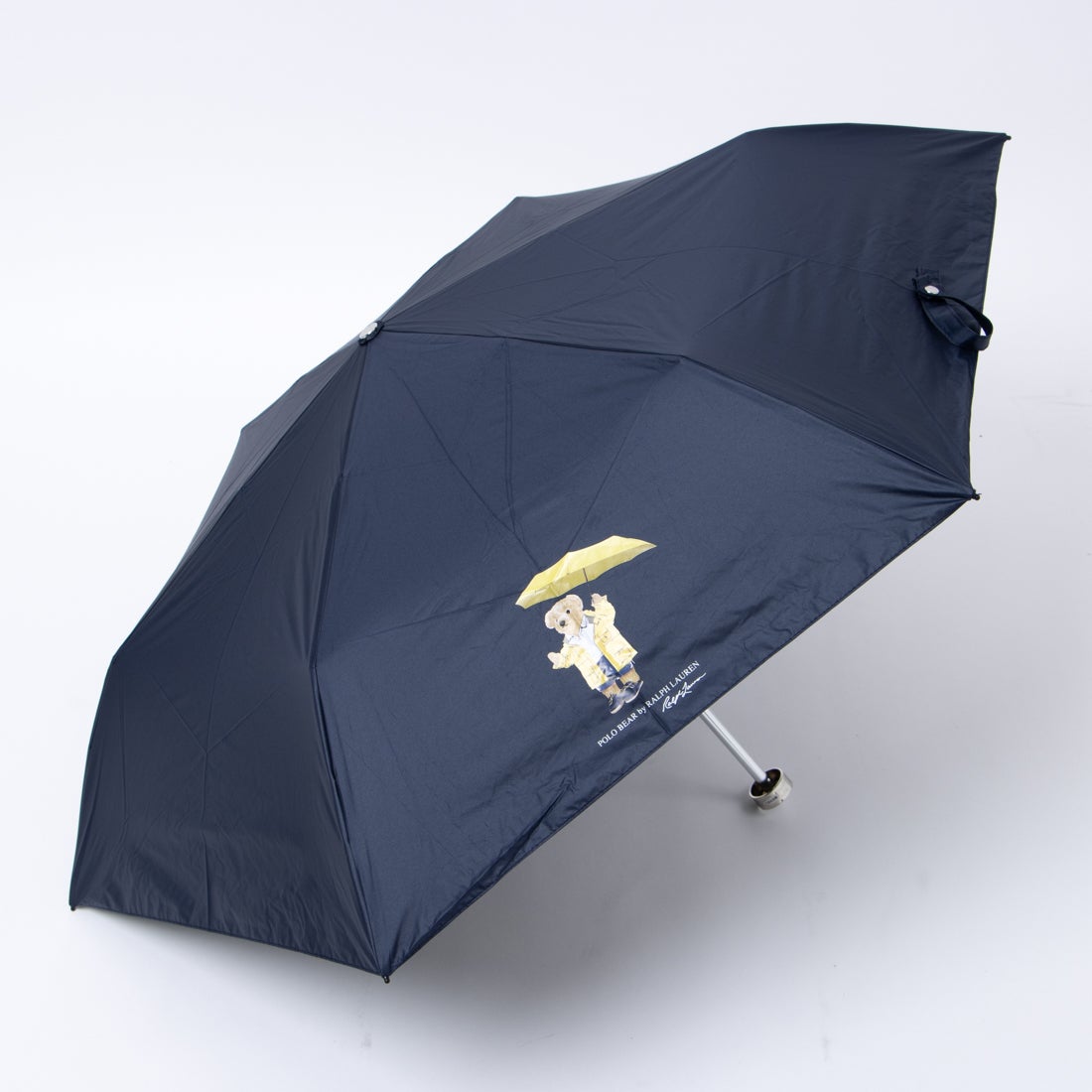 POLO RALPH LAUREN 【遮光率100％】晴雨兼用折りたたみ日傘 ポロベア