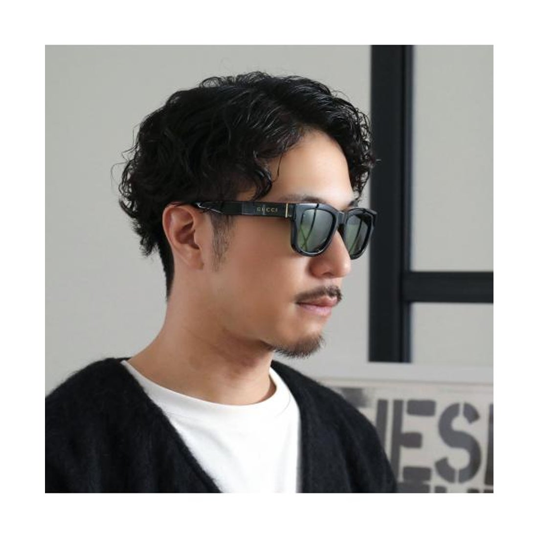 グッチ GUCCI GUCCI サングラス GG1135S ウェリントン型 （001/BLACK