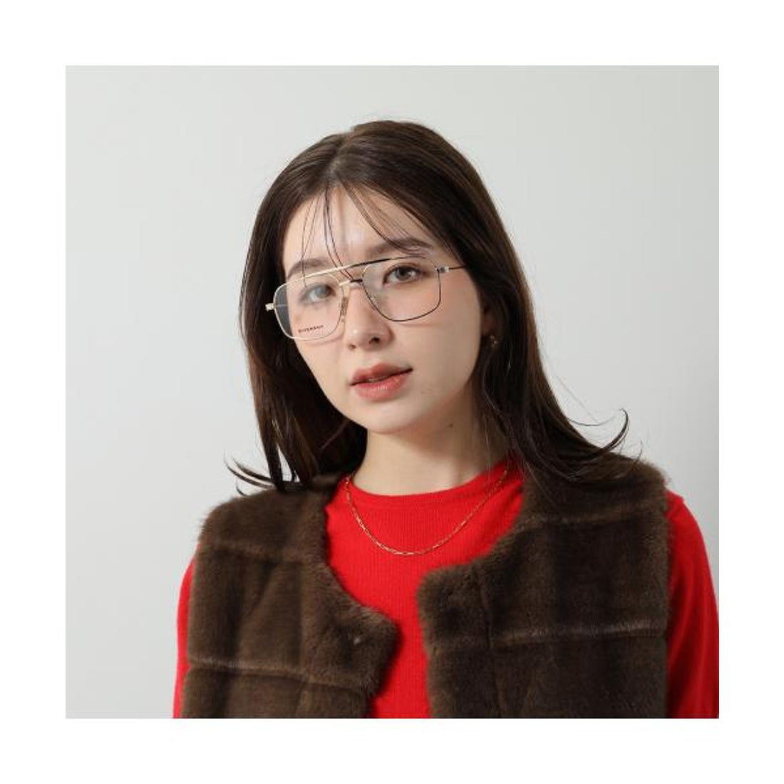 ジバンシィ GIVENCHY GIVENCHY メガネ GV50038U ティアドロップ型 