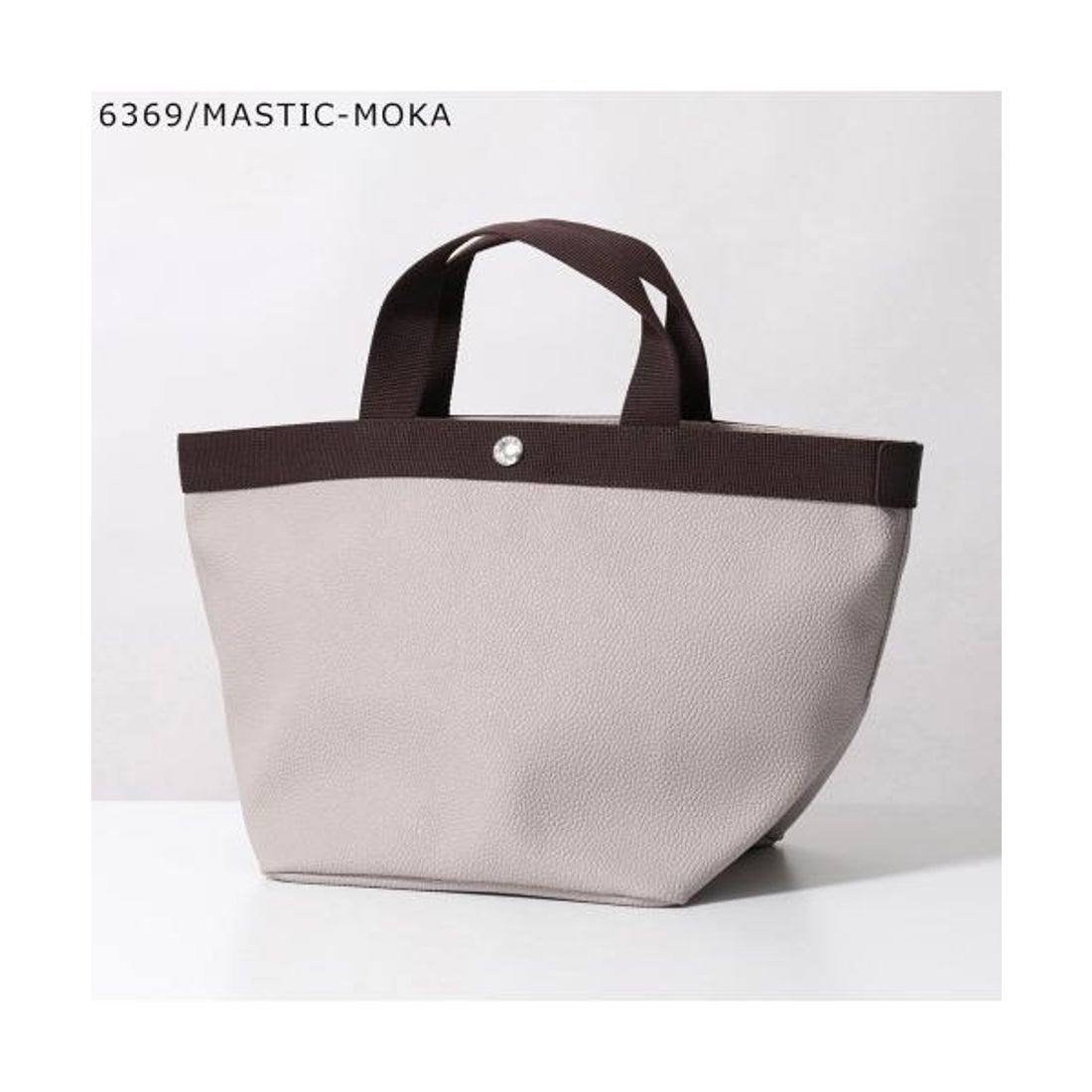 Herve Chapelier 707c トートバッグ ライトグレー✕モカ エルベシャプリエ Herve Chapelier HERVE CHAPELIER ハンドバッグ
