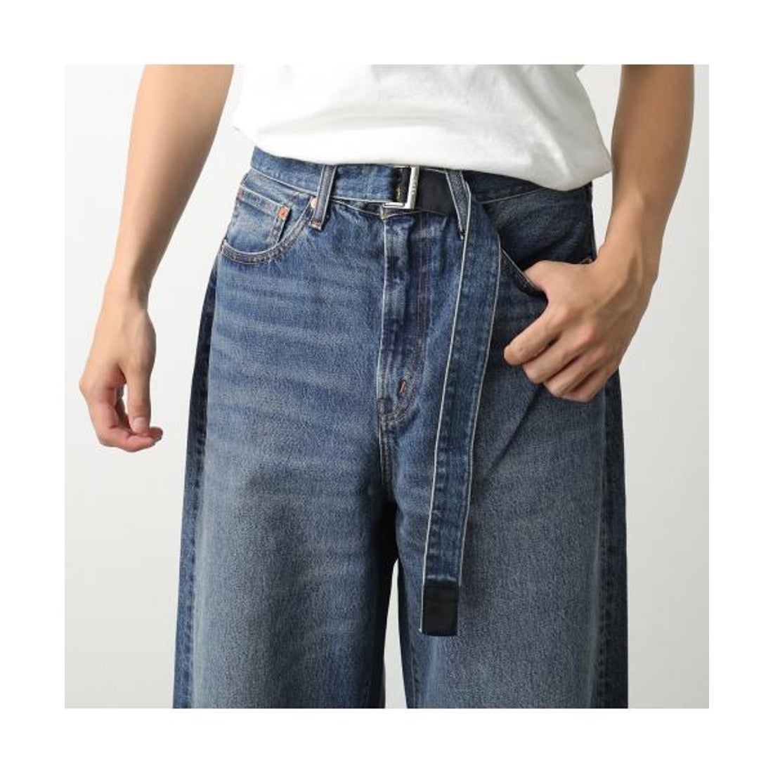 サカイ sacai sacai × Levi's バギージーンズ 25-0962S デニムパンツ