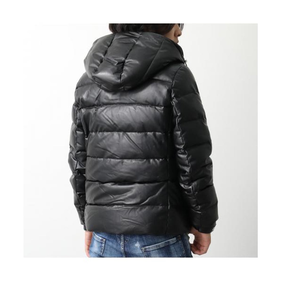 タトラス TATRAS TATRAS ダウンジャケット RUISUN エコレザー（BLACK