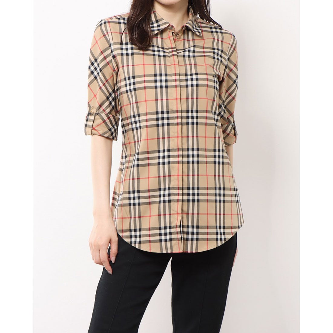 バーバリー BURBERRY Vintage Check Shirt （BEIGE） -waja bazar - 海外ファッションブランド通販 ...