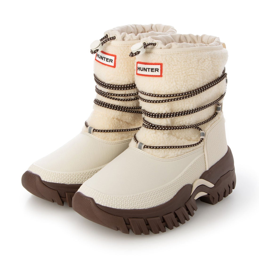 Hunter Wanderer Short Sherpa Snow Boot For Women – Textile