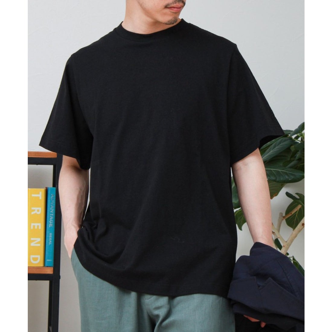 グロスター GLOSTER GEVACOリネンバスクTシャツ （ブラック） - ファッション通販 d fashion