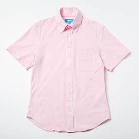 究極の半袖ボタンダウンシャツ （ピンク）