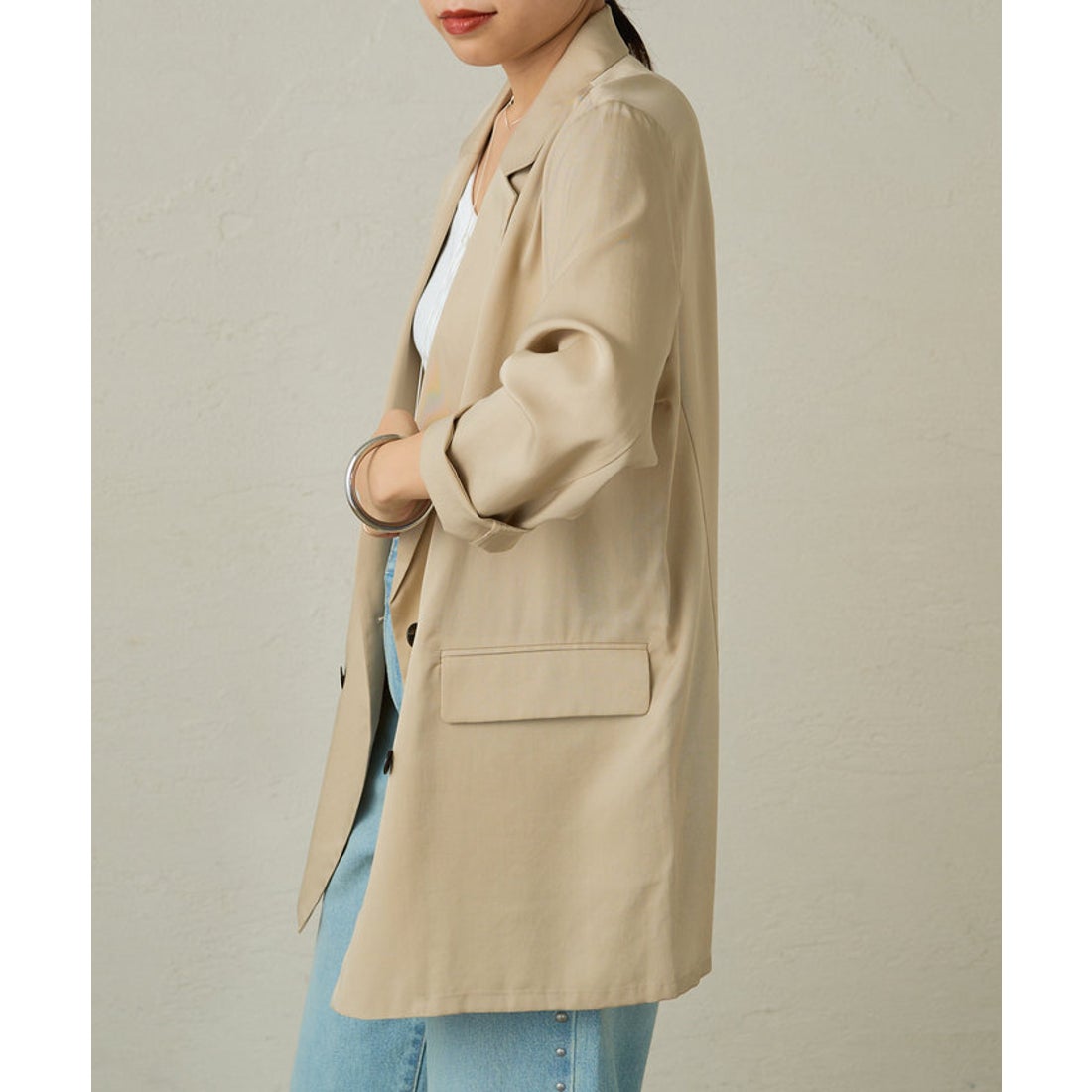 パル PAL 【Loungedress】リラックスジャケット （beige 