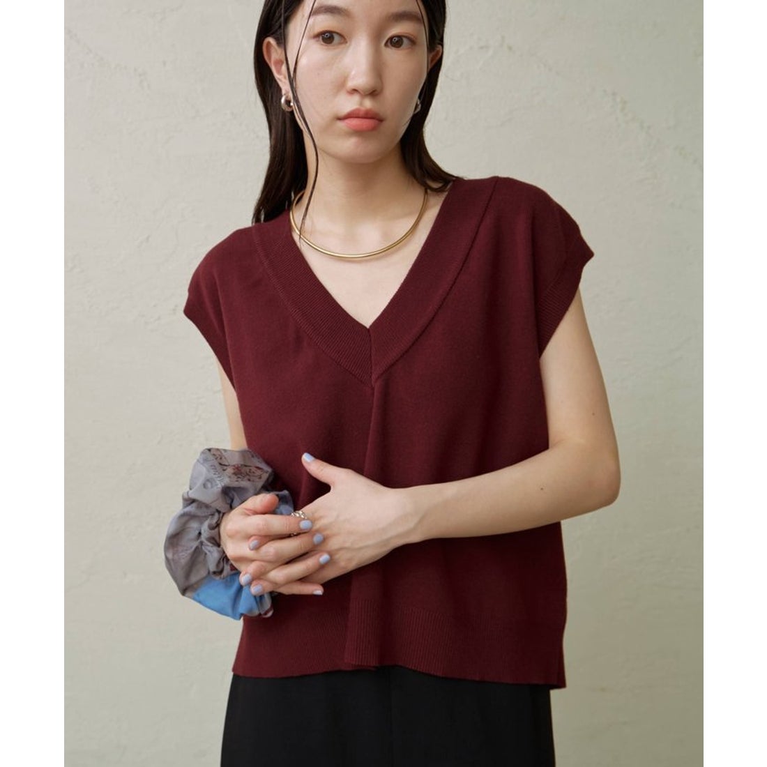 パル PAL 【Omekashi】ニットベスト （bordeaux） - ファッション通販 d fashion